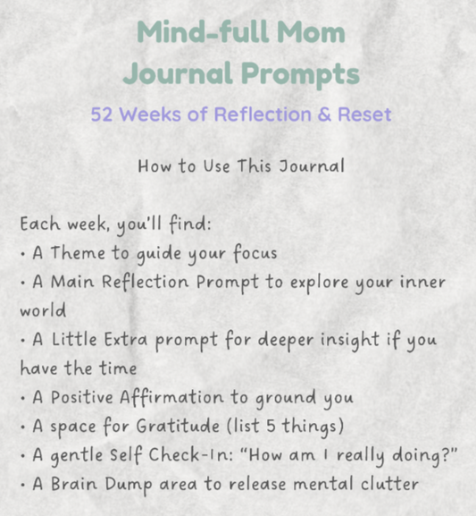 Free Sneak Peek of 52-week Journal